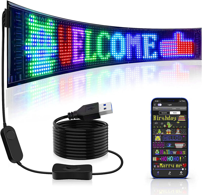 Display Glow Pop + 🎁 Adaptador Usb